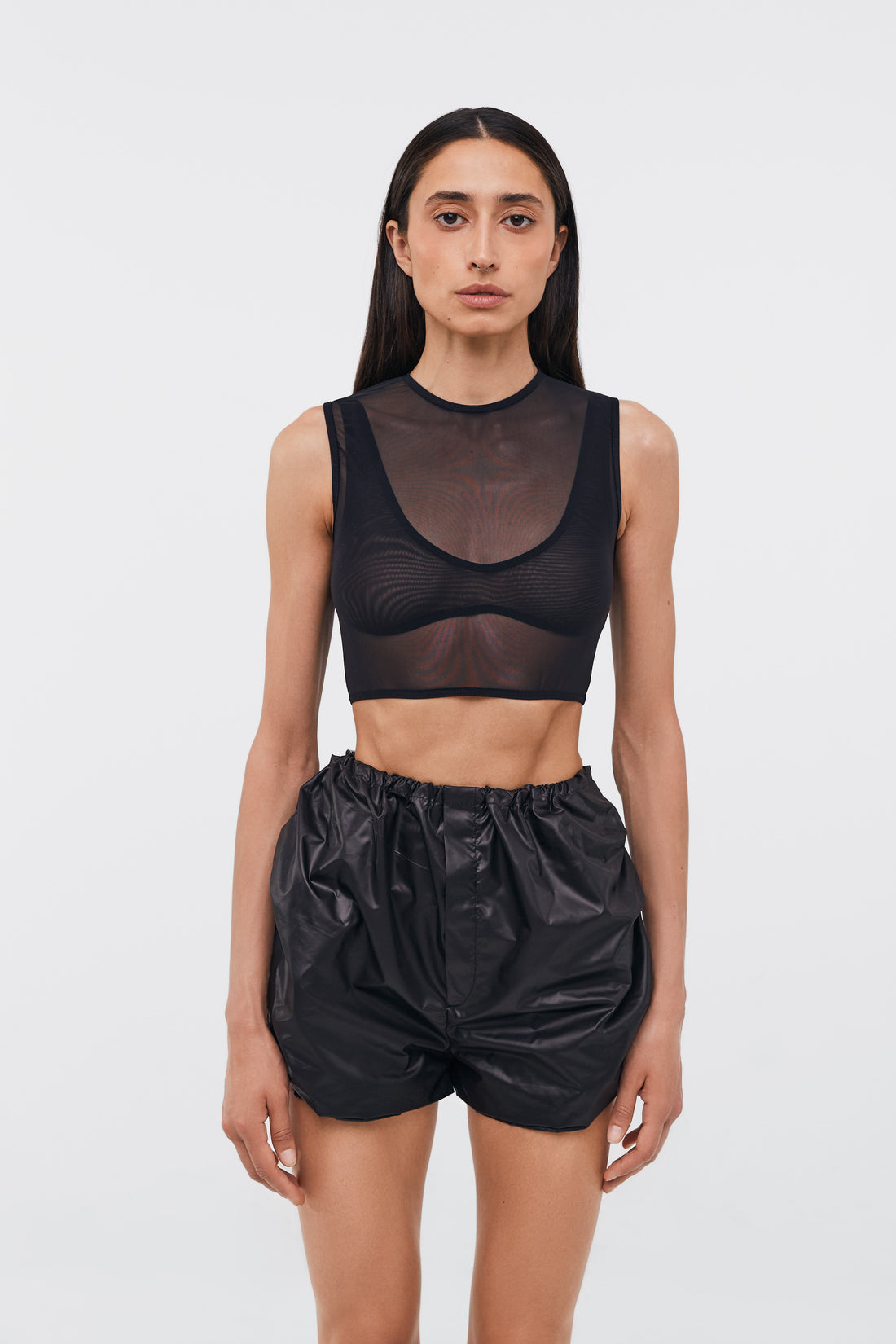 шорти "a la cargo" у чорному кольорі