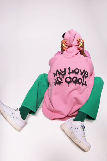 худі "my love is cool" у кольорі bubble