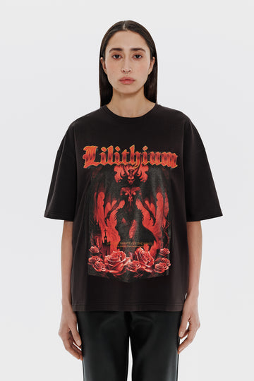 футболка "lilithium" у кольорі графіт