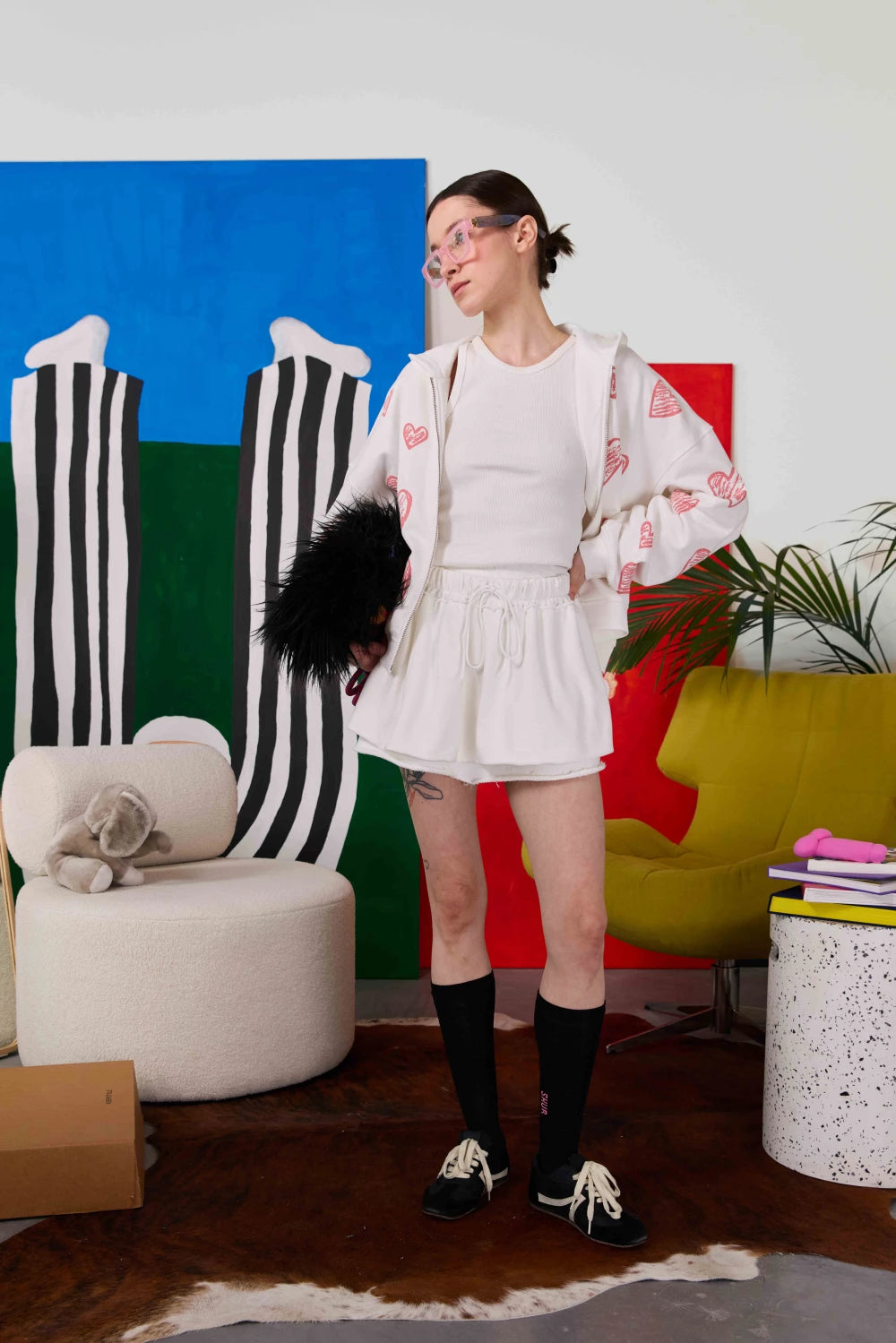 спідниця balloon у кольорі cloud