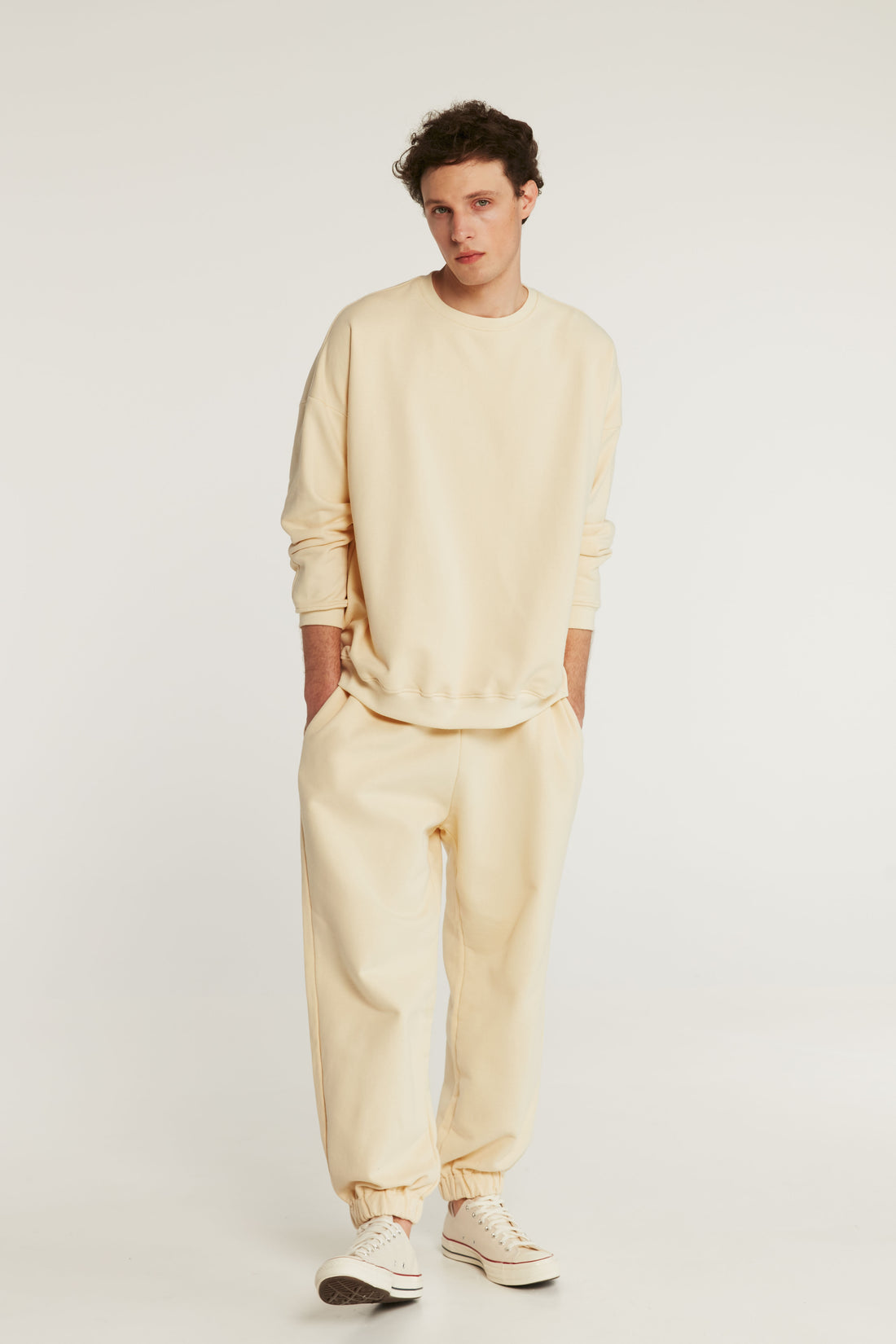 світшот "basic" у кольорі vanilla