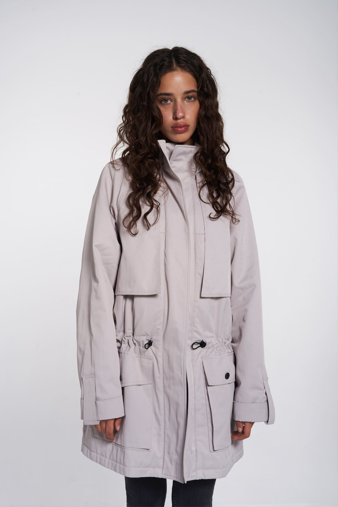 парка "a la cargo" у молочному кольорі