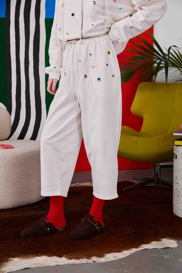 штани balloon із каміння у кольорі cloud