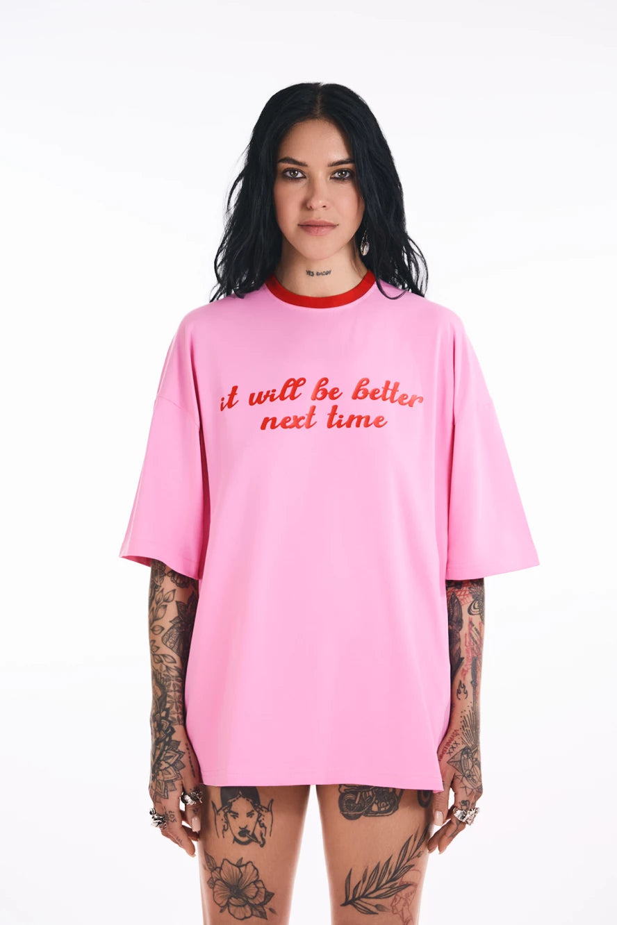 футболка "next time" у кольорі bubble