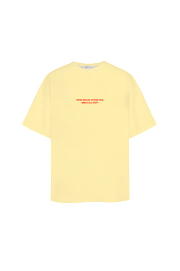 футболка "inner child" у кольорі baby yellow