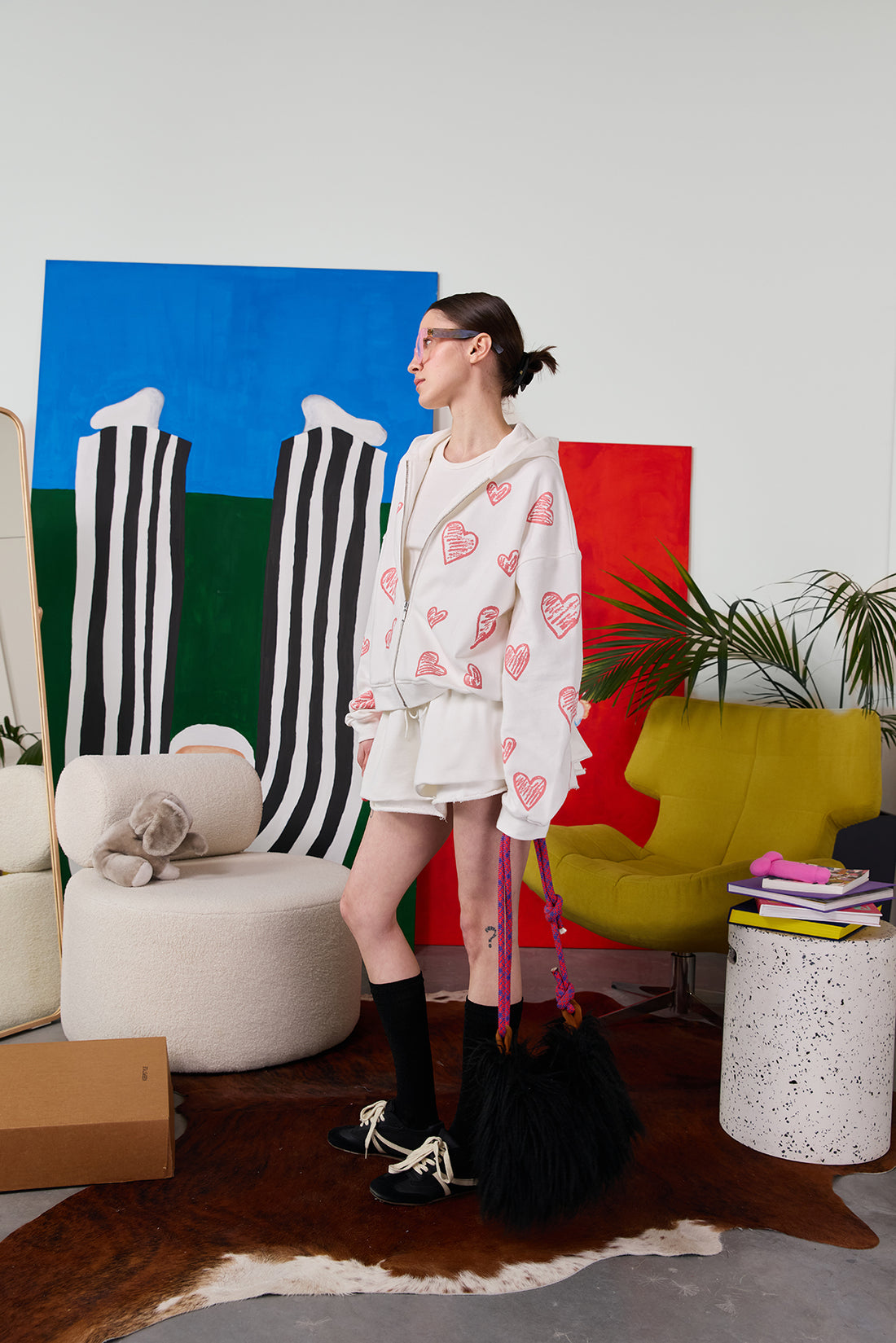 зіпер із серцями