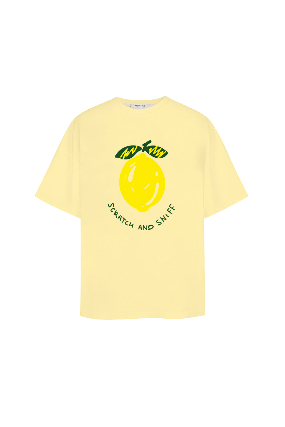 футболка "little lemon" у кольорі baby yellow