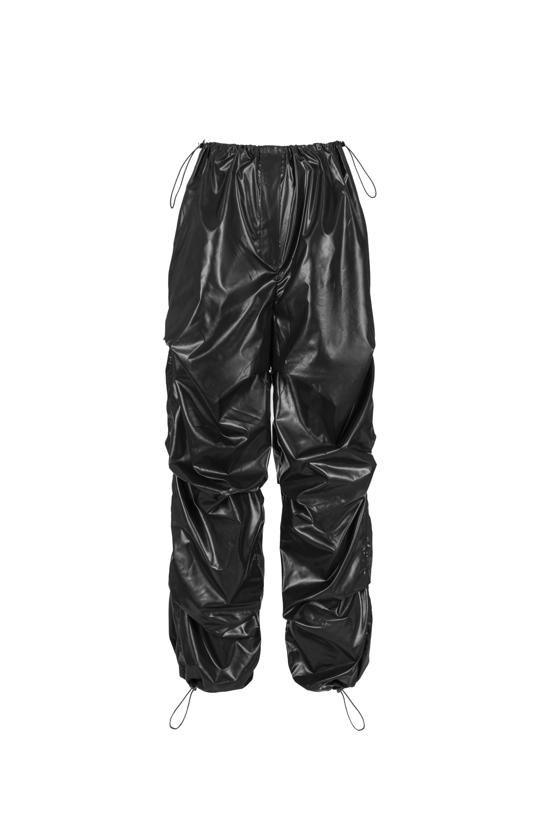 брюки "a la cargo" у чорному кольорі