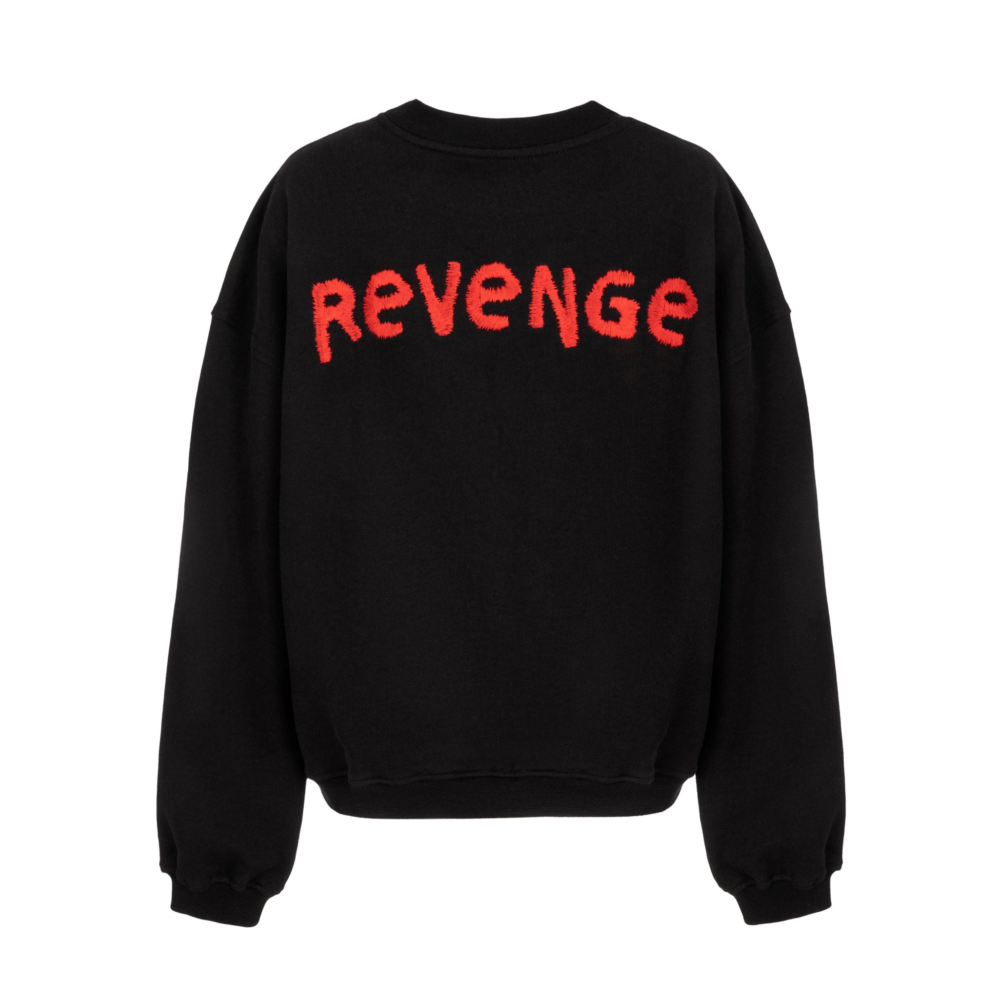 світшот "revenge" у чорному кольорі