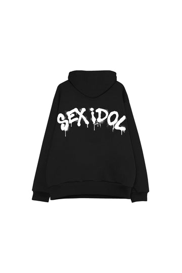 худі "sex idol" у чорному кольорі