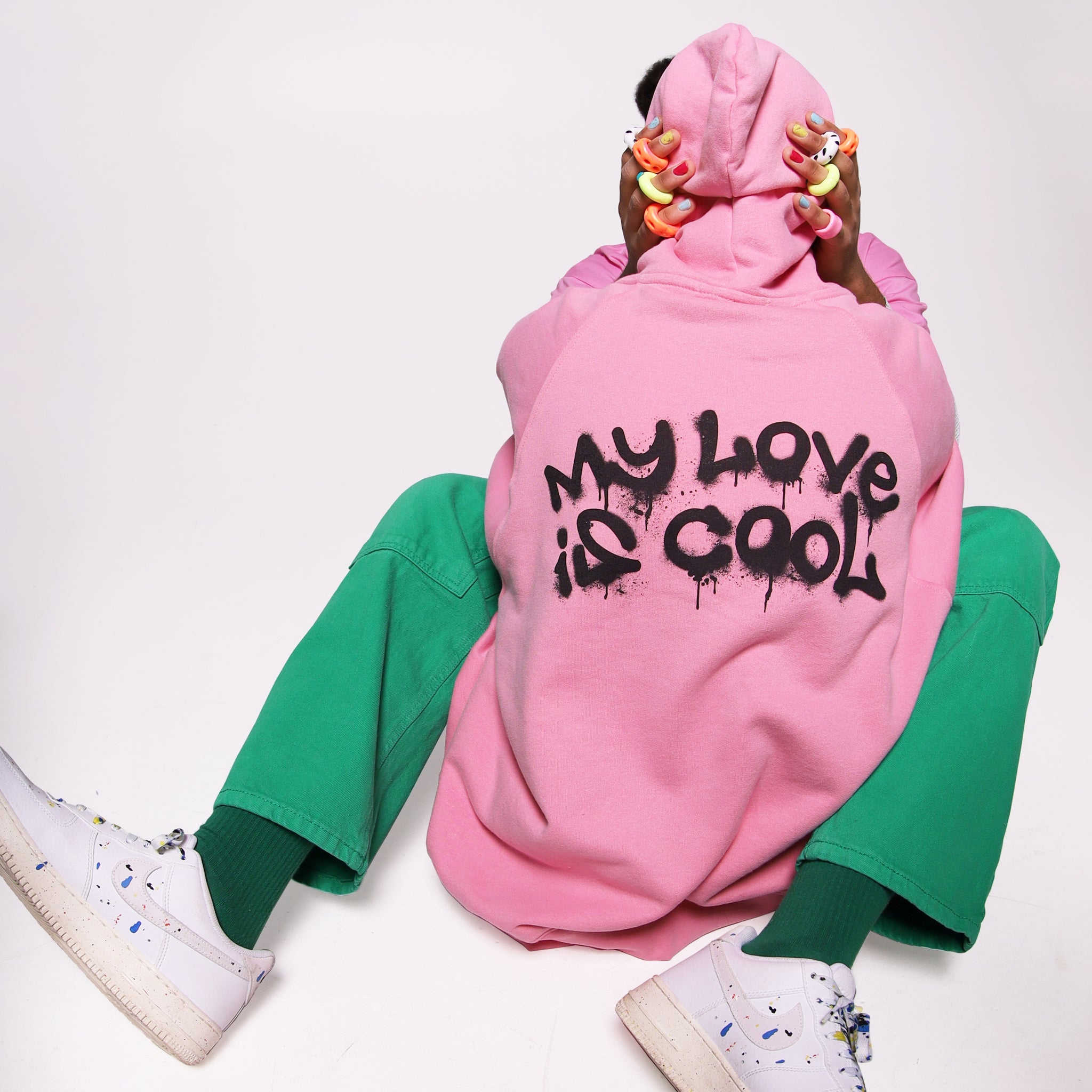 худі "my love is cool" у кольорі bubble