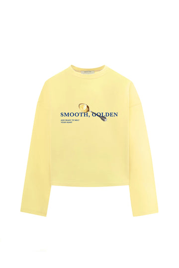 лонгслів butter у кольорі baby yellow