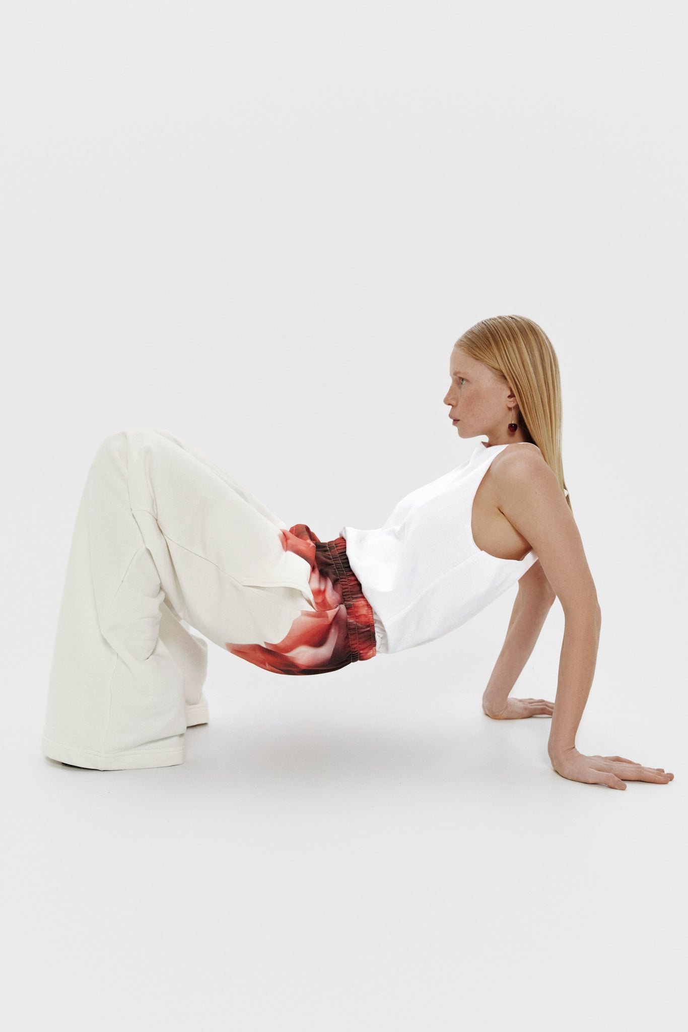 *штани real big у молочному кольорі special selection