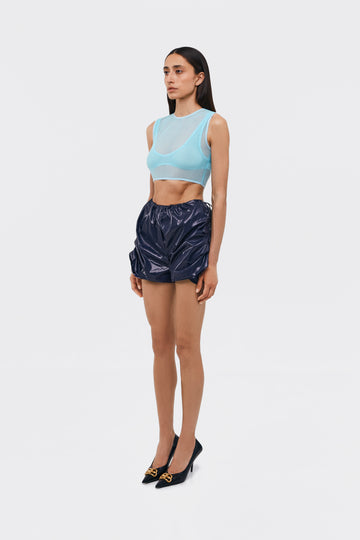 *топ "mesh" подвійний у блакитному кольорі special selection