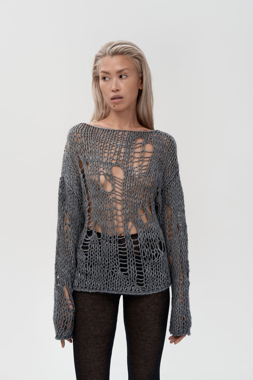 светр a la sweater у сірому кольорі
