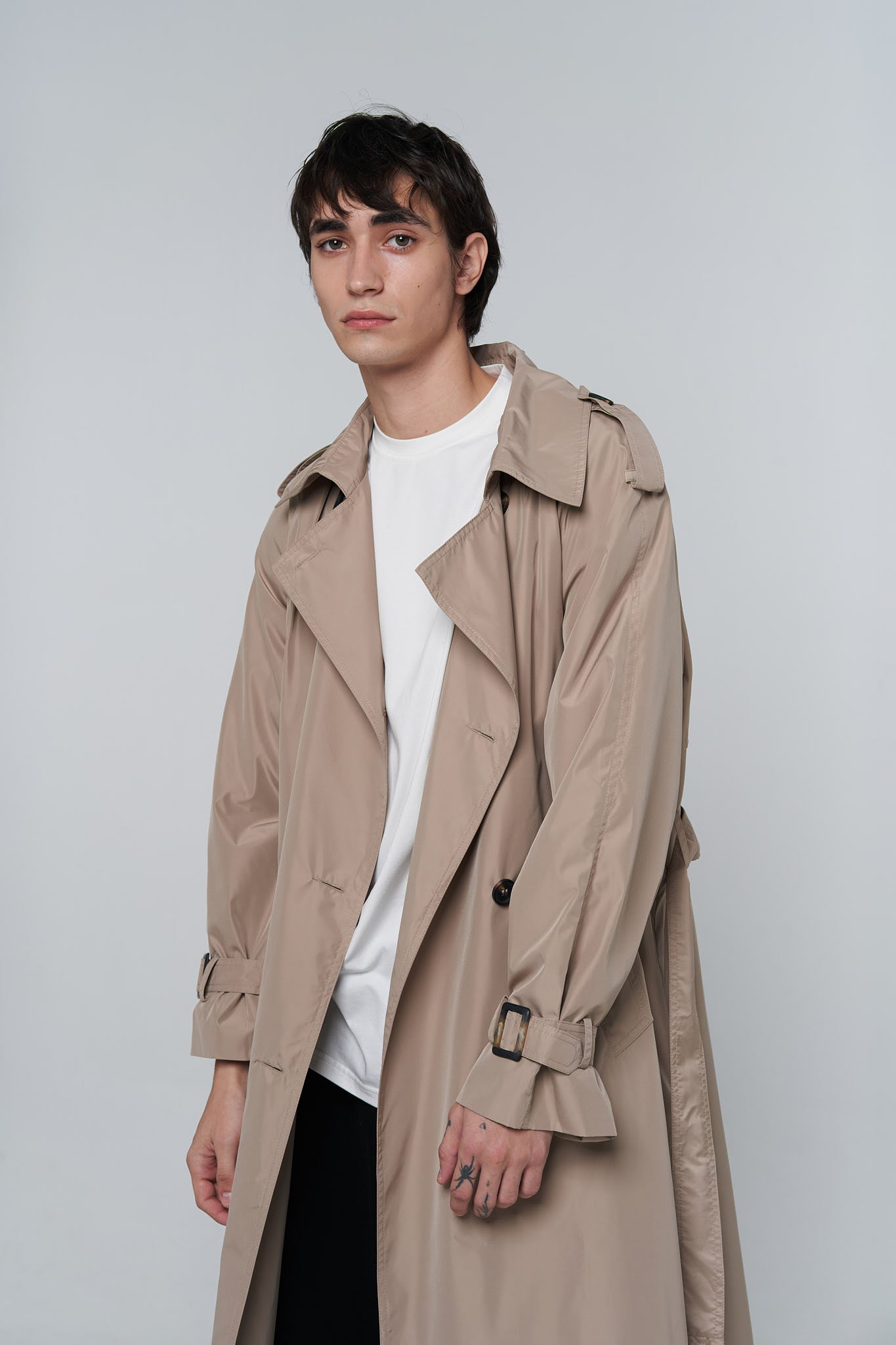 тренч 80s у кольорі beige