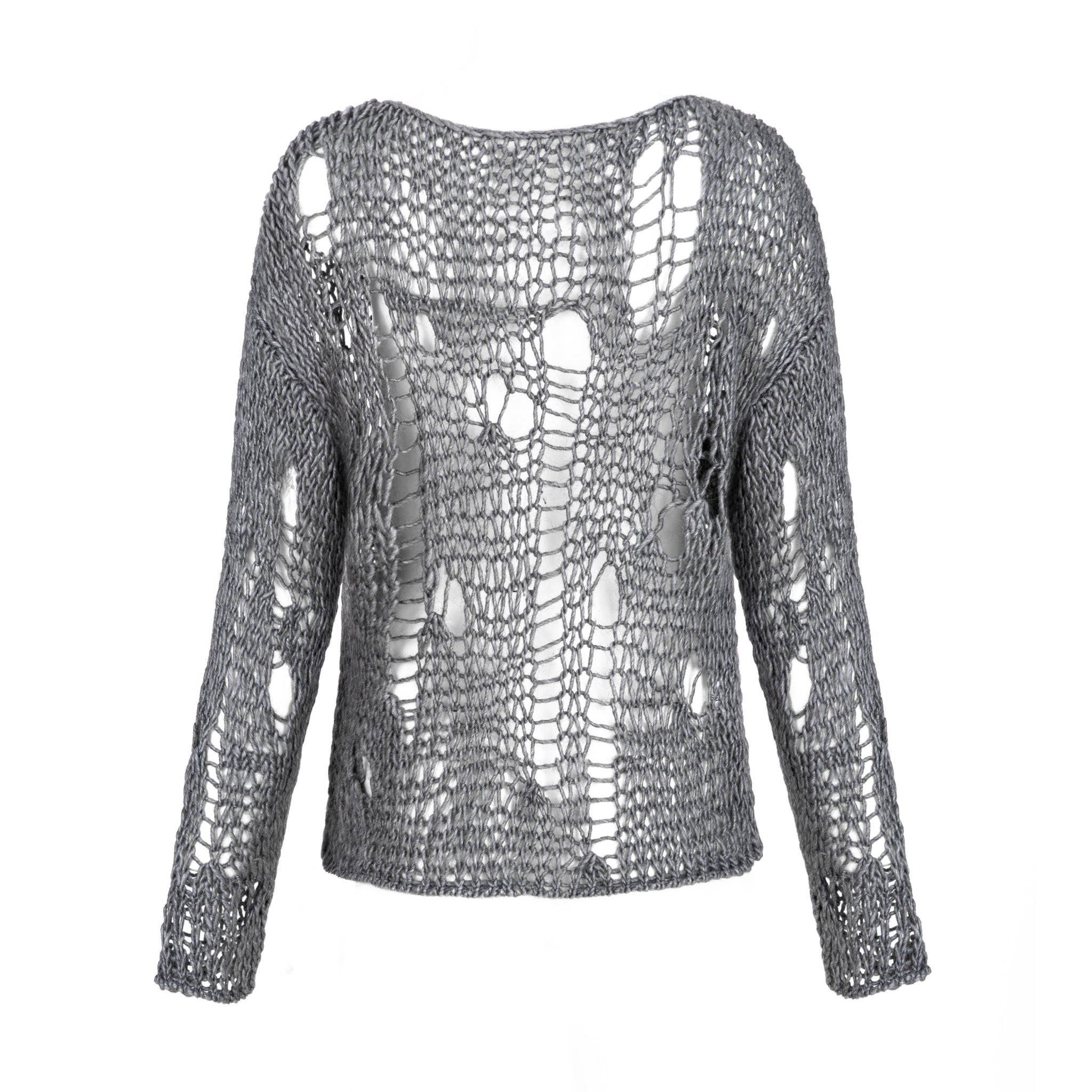 светр a la sweater у сірому кольорі