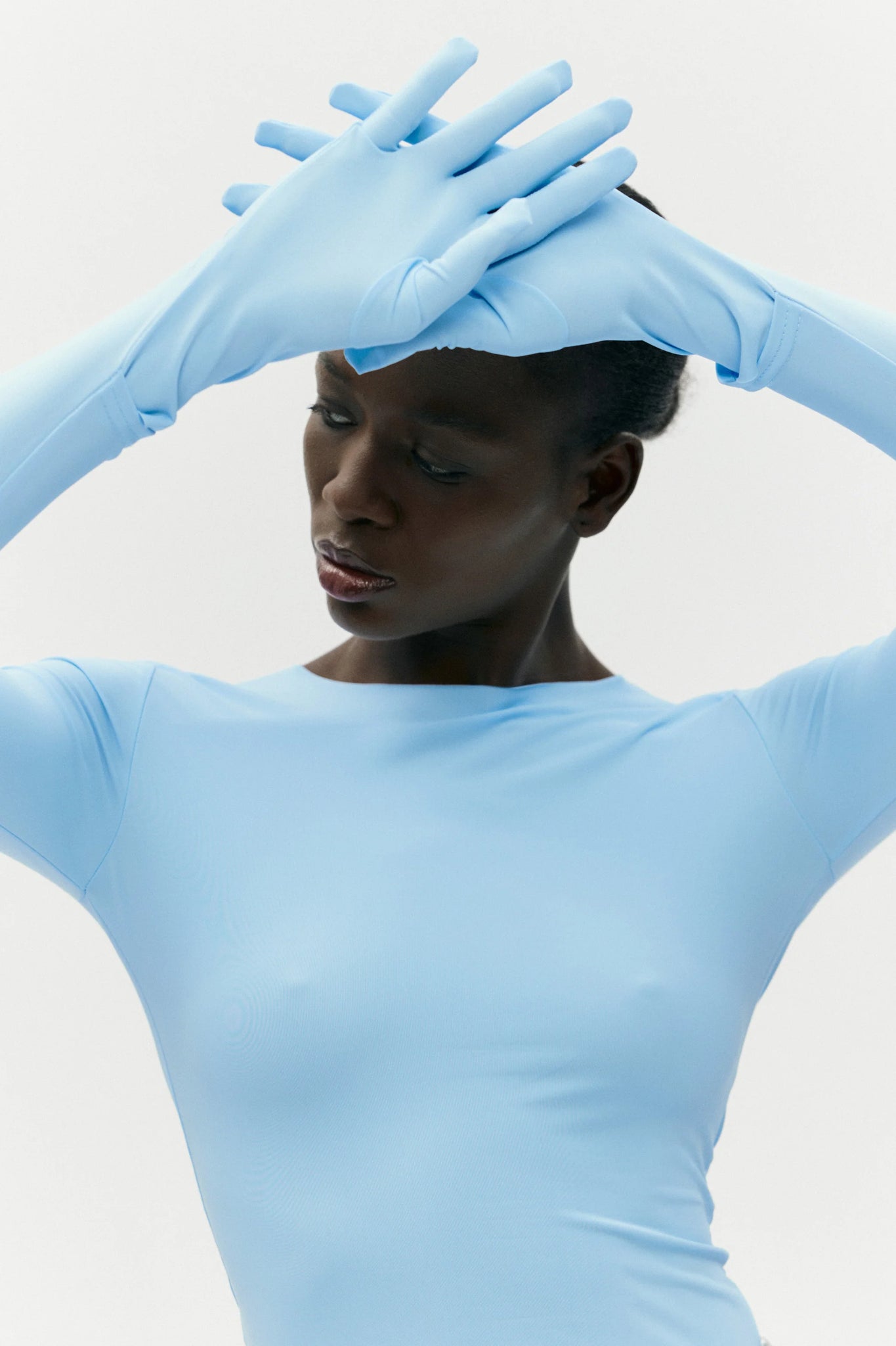 *лонгслів "lilith" у блакитному кольорі special selection