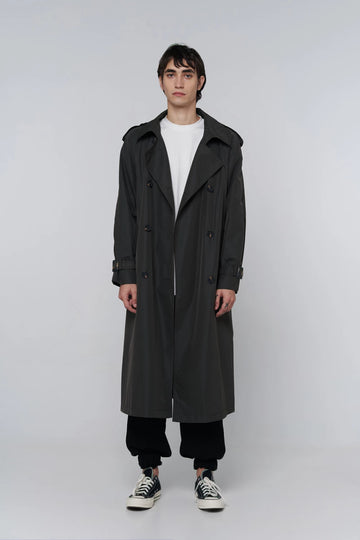 тренч 80s у кольорі dark grey
