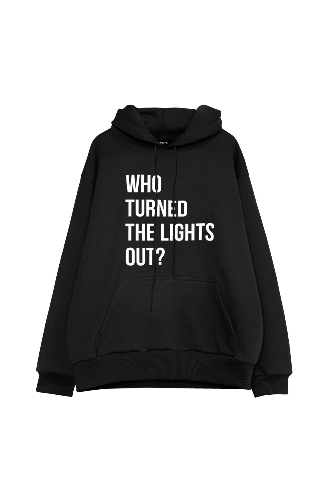 худі "lights out" у чорному кольорі