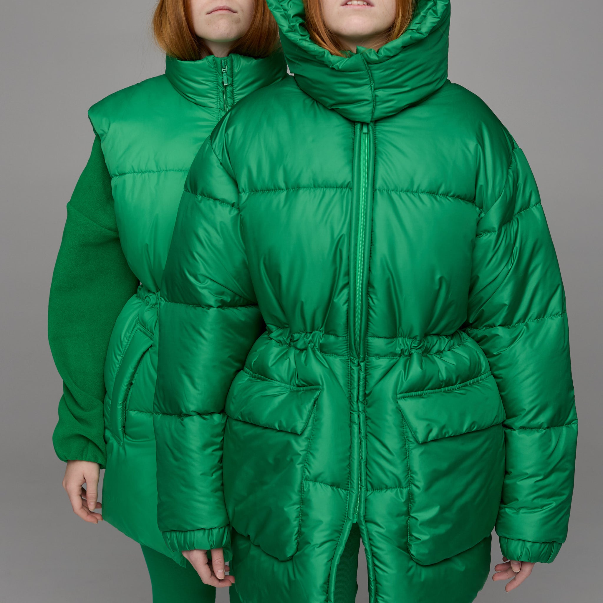 *пуховик у зеленому кольорі special selection