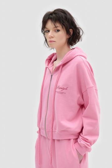 *зіпер укорочений з довгими шнурками у кольорі bubble special selection