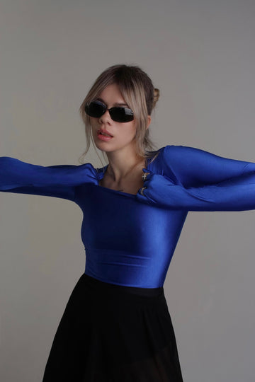 *лонгслів "lilith" у кольорі електрик special selection