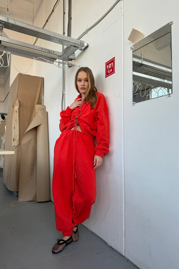 *штани "groove" у червоному кольорі special selection