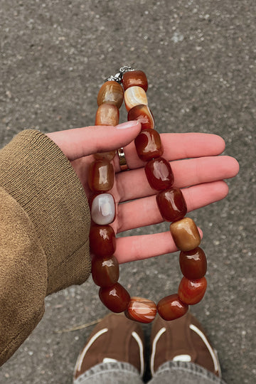 кольє NATURE CODE carnelian
