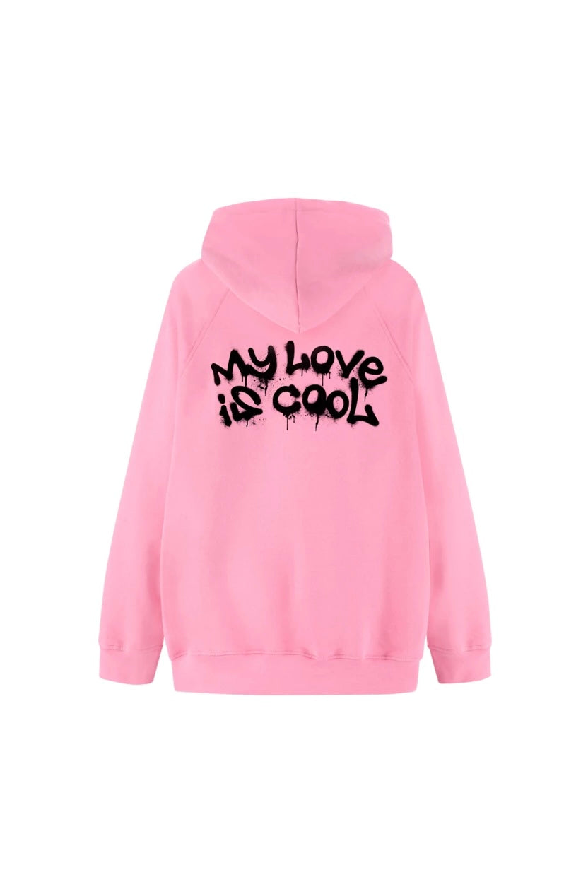 худі "my love is cool" у кольорі bubble