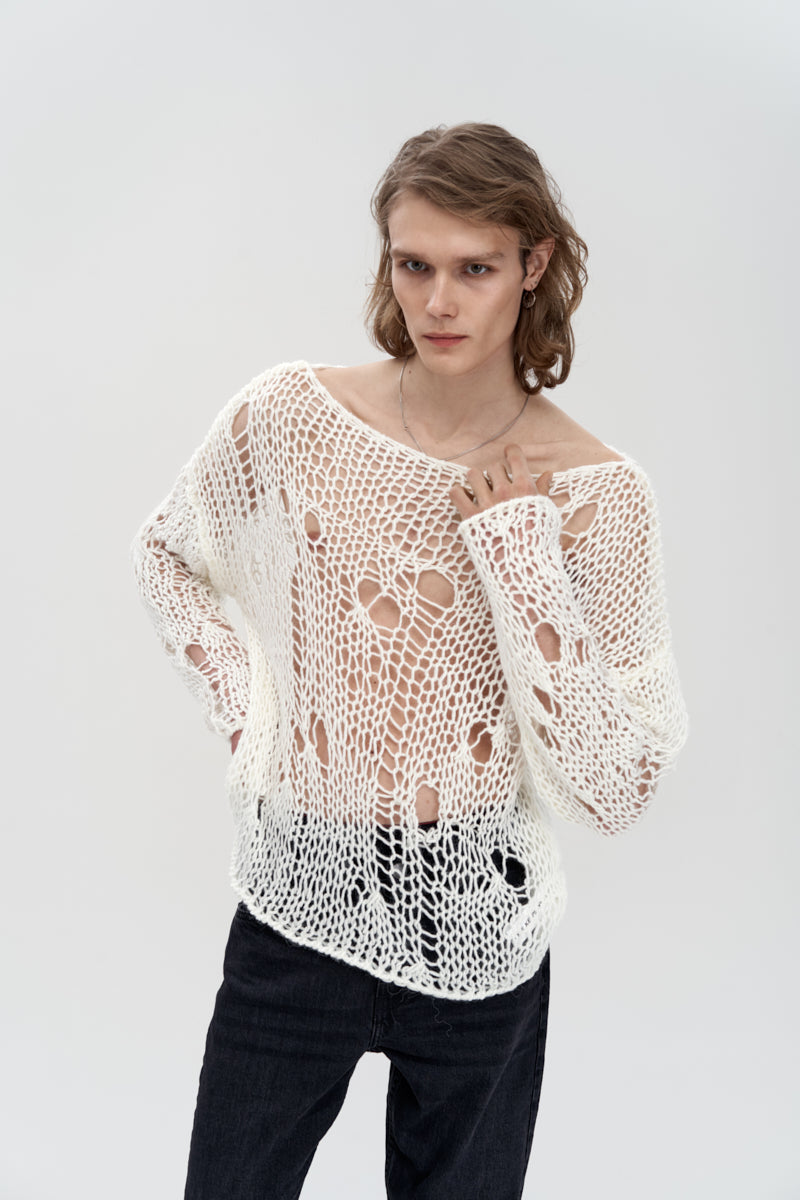 светр a la sweater у молочному кольорі