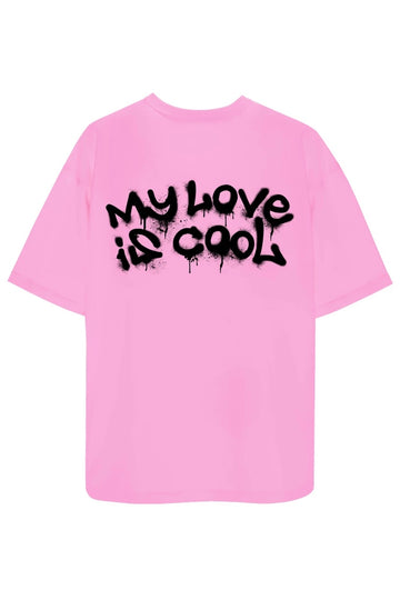футболка "my love is cool" у кольорі bubble