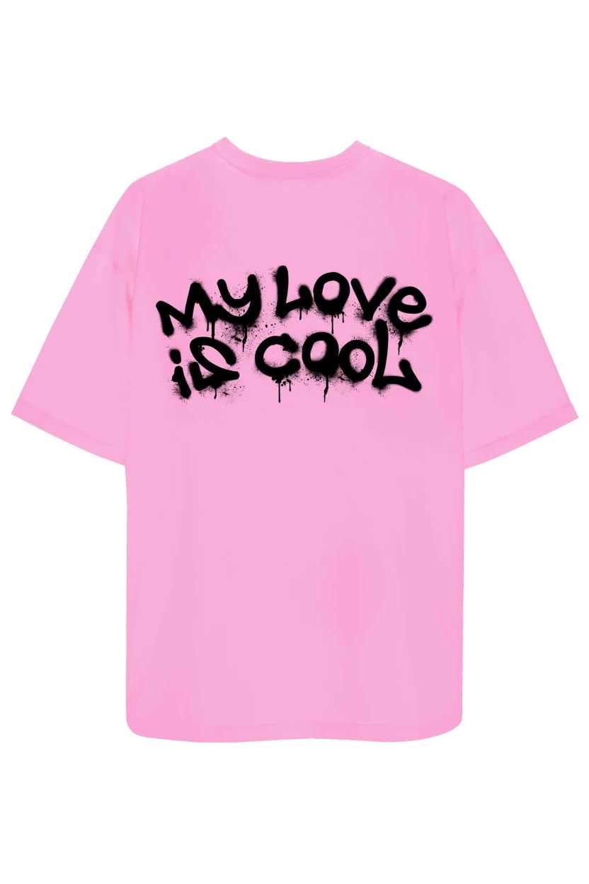 футболка "my love is cool" у кольорі bubble