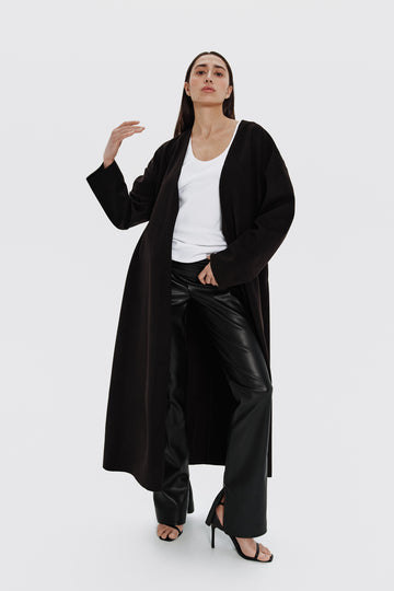 *пальто "plain" у чорному кольорі special selection