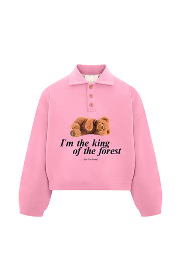 світшот поло "king of the forest" у кольорі bubble
