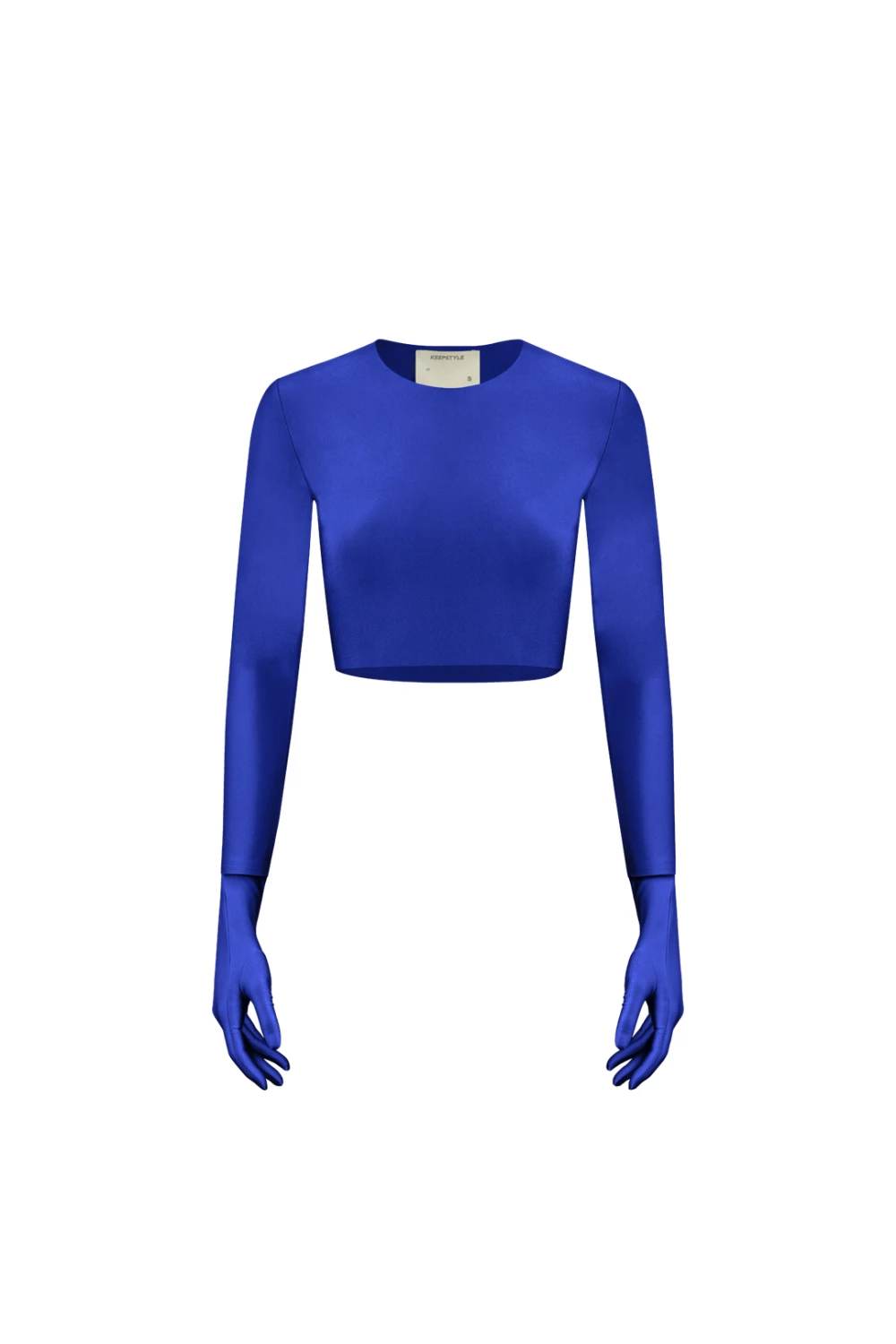 top "lilith" in electric blue color