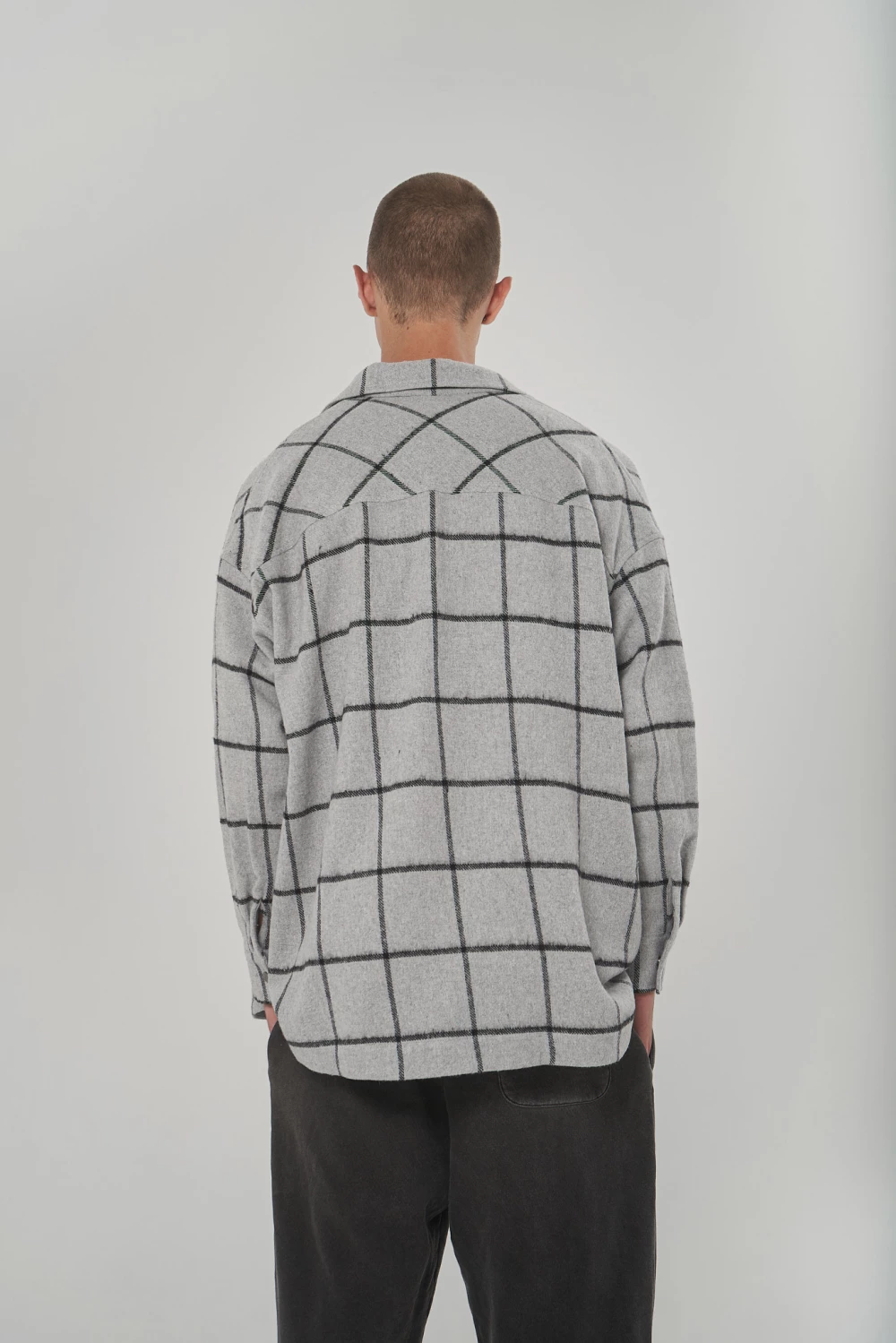 shirt X in gray