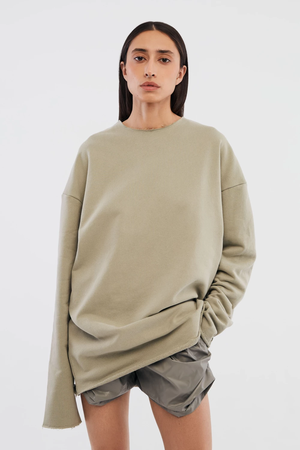 sweatshirt relax fit in forest color