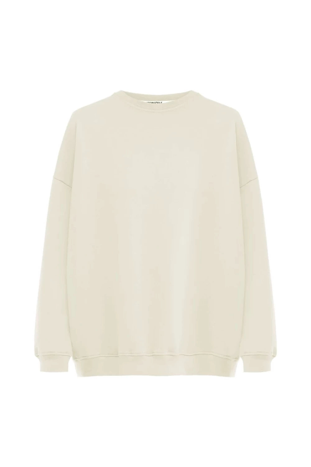sweatshirt "basic" in vanilla color