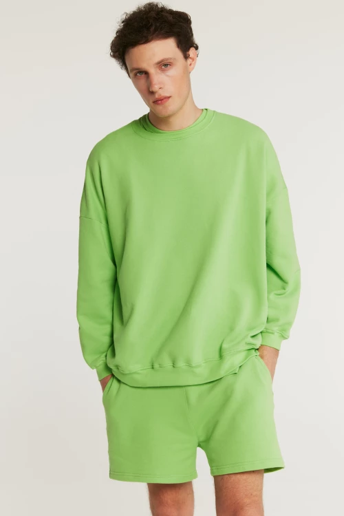 basic sweatshirt in jasmine color