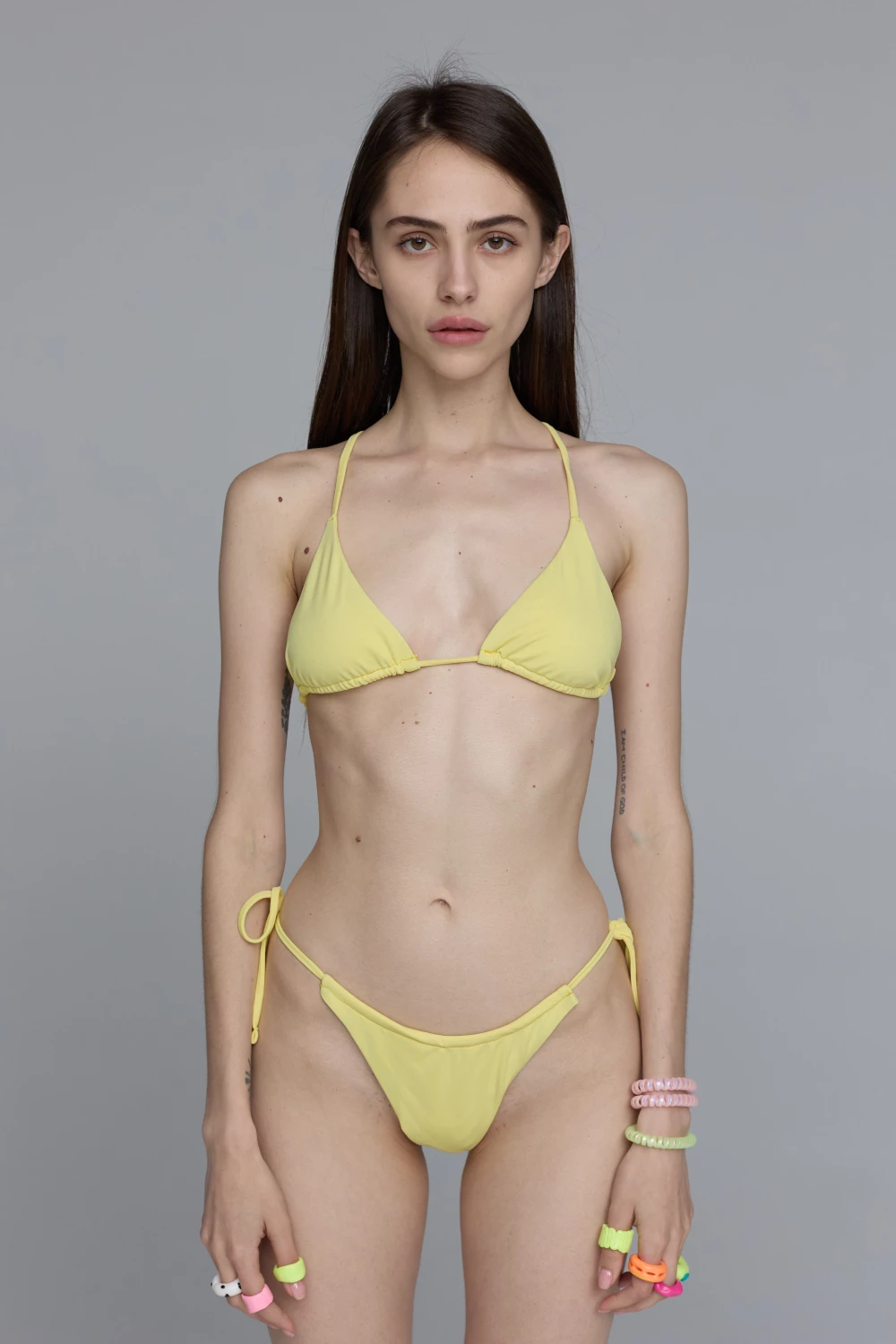 bikini in yellow