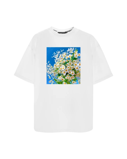 daisies t-shirt in white