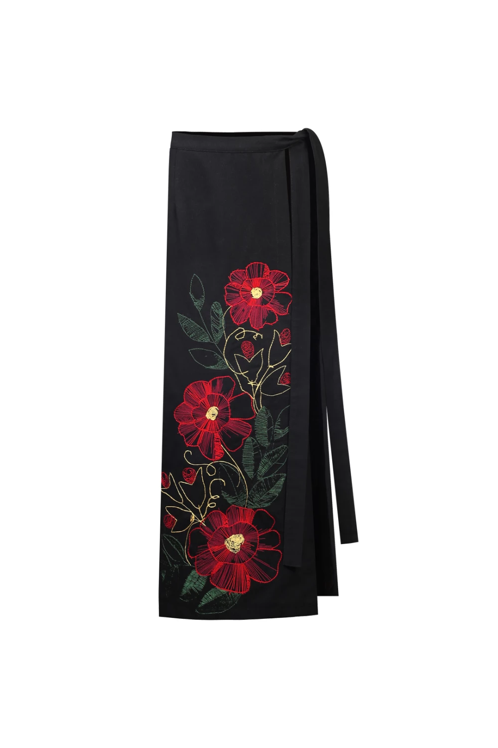 skirt "kvity" in black color