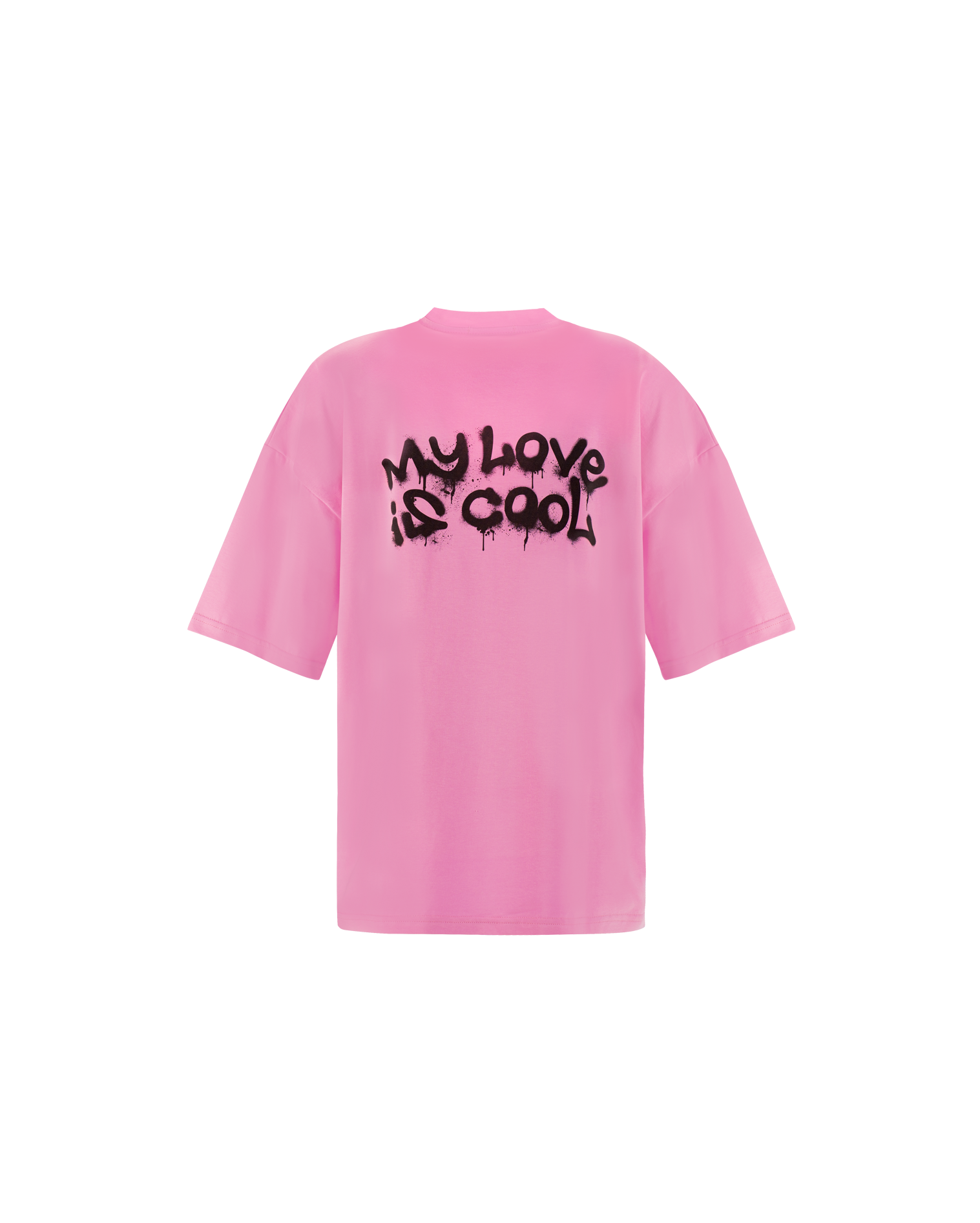 t-shirt my love is cool in bubble color