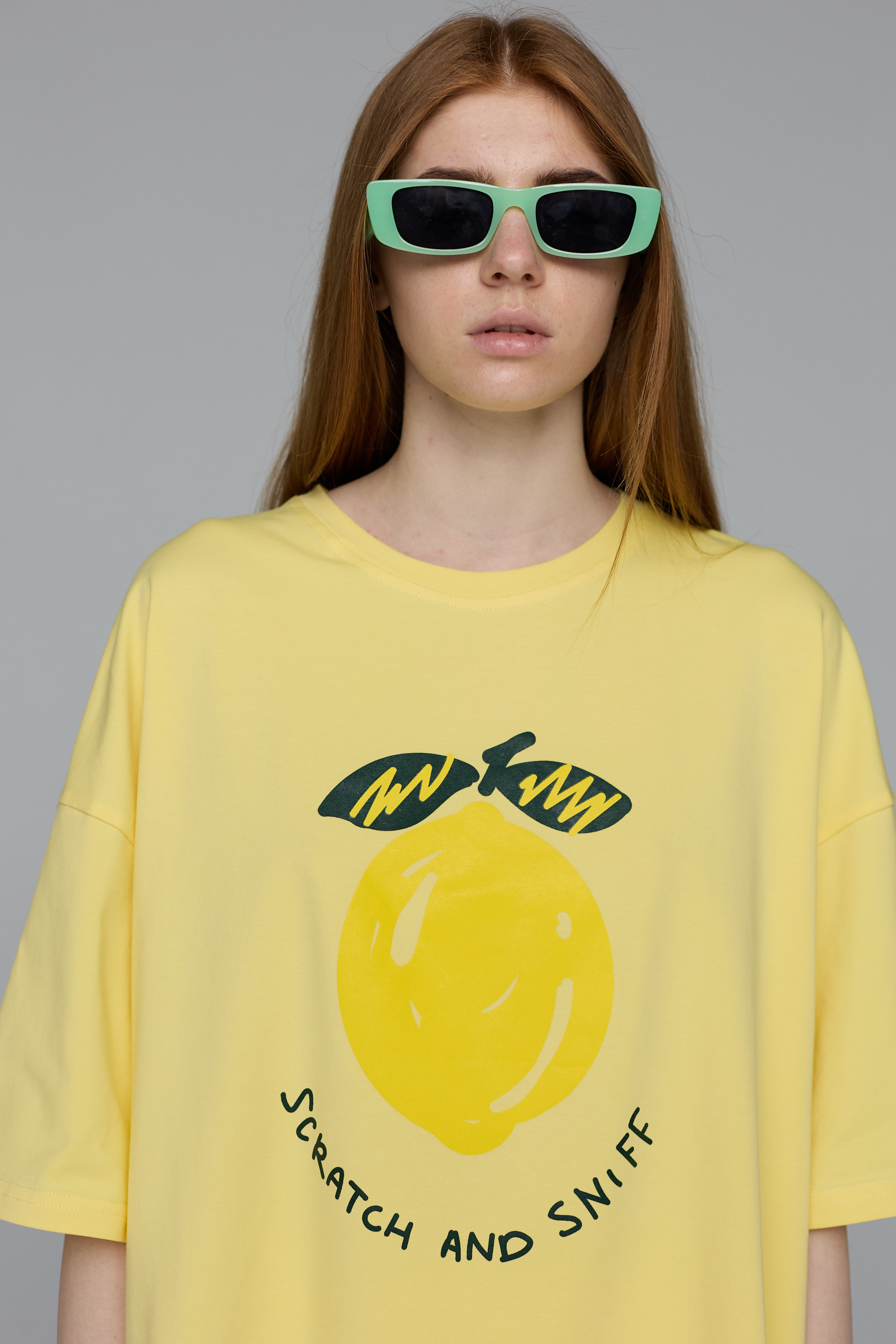 t-shirt little lemon in yellow