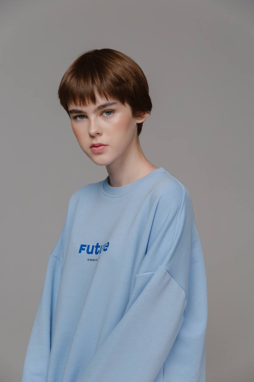 future sweatshirt in blue color