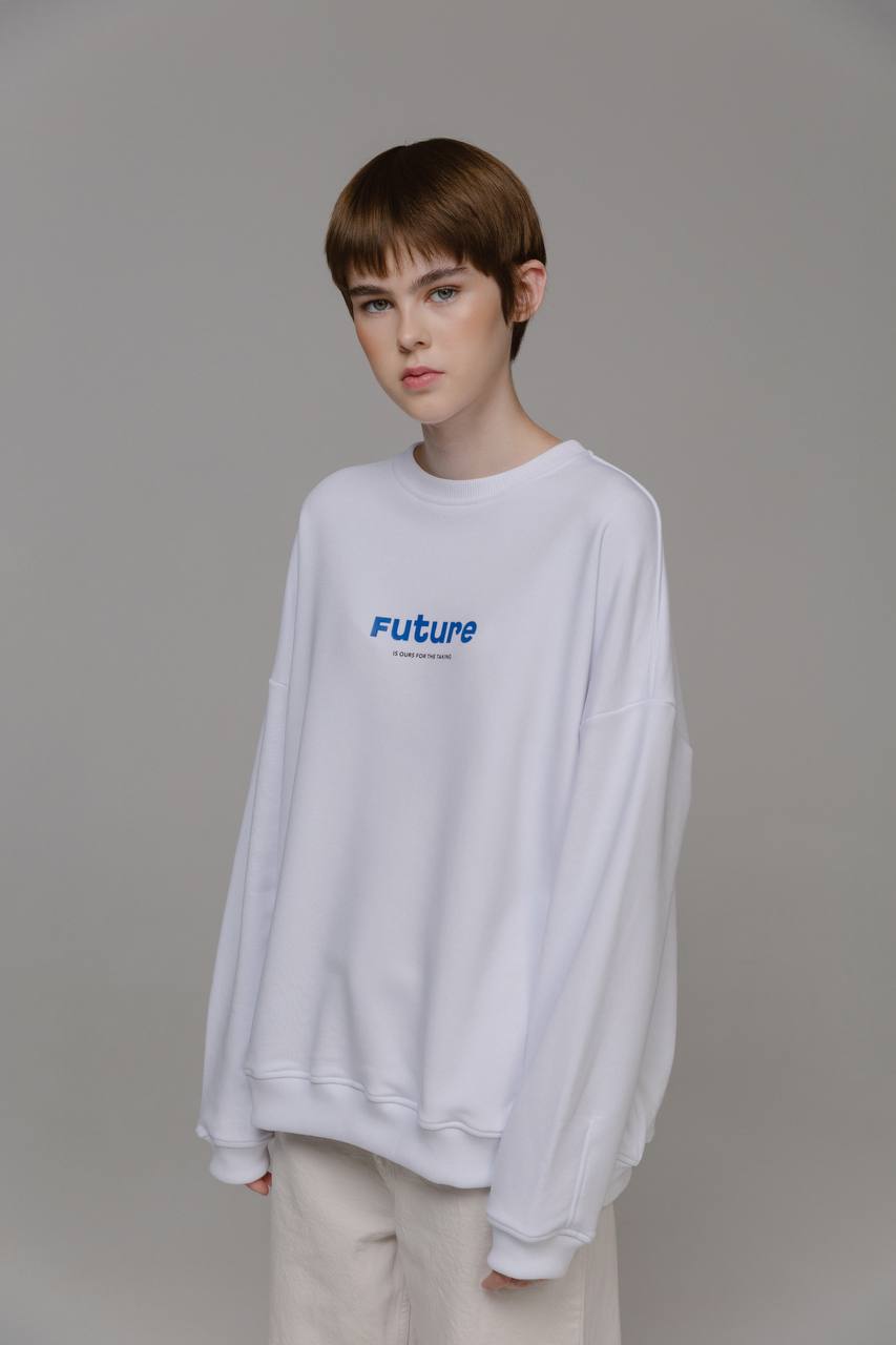 sweatshirt future in white color